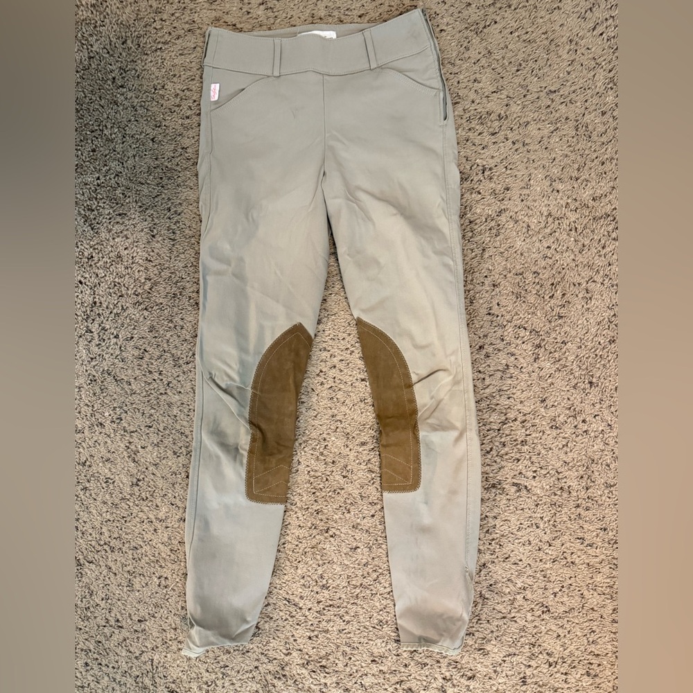 The Tailored Sportsman Tan Knee Patch Breeches